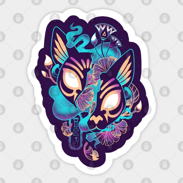 Bastet Mysteries - Egypt themed Sticker by Snouleaf